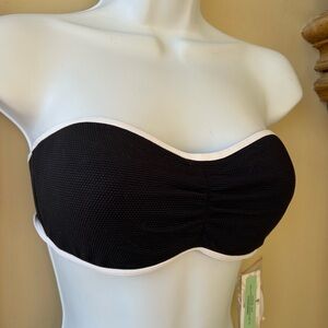 Tommy Bahama Island Cays Bandeau Bikini Top - Small - New